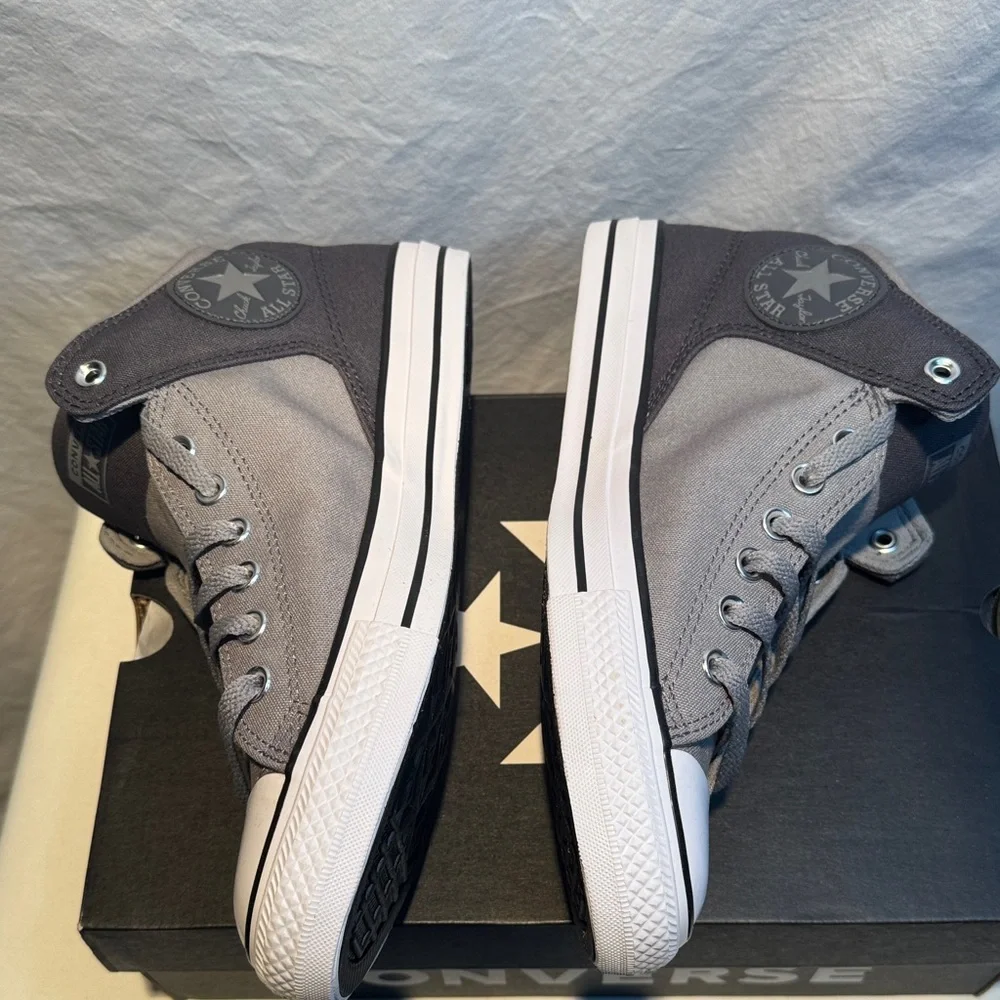 🆕 Converse All Star Gray High-Top Sneakers - Picture 4 of 9